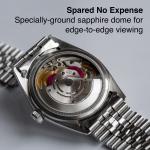 Slim Sapphire Exhibition Caseback for Vintage Rolex