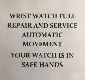 Automatic Vintage Wristwatch with Warranty and Service