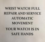 Automatic Vintage Wristwatch with Warranty and Service