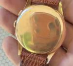 1950s Zenith Jumbo 18k Gold Chronograph Watch