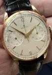 1950s Zenith Jumbo 18k Gold Chronograph Watch