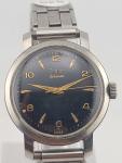 1950 Zodiac Hermetic Black Dial Manual Watch