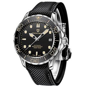 HaiQin Men's Vintage Automatic Diver's Watch