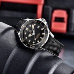 HaiQin Men's Vintage Automatic Diver's Watch