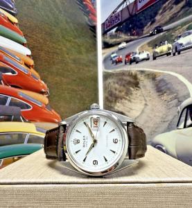 Rolex OysterDate Men's Stainless Steel Watch 34mm