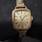 ZENTRA Vintage Gold Filled Square Women's Watch