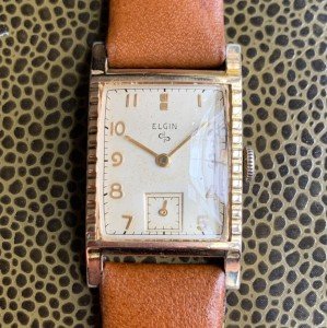 Elgin Grade 673 Art Deco Vintage Wristwatch