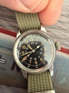 1950s Waltham A-17 Military Pilot Watch