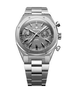 Nivada Grenchen F77 Chrono Mecaquartz Grey Watch