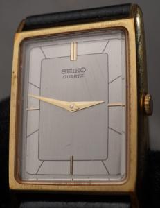 Seiko Vintage Minimalist Tank Watch 7430-5890