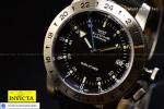 Glycine Men's Airman Vintage Worldtimer Black Dial
