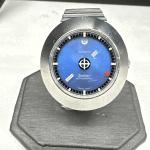 1970s Zodiac Orbiter Astrographic Blue Mystery Watch