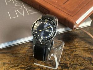 1960s Helbros "Invincible" Stainless Diver’s Watch