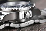 ENRIVA Men's Blue Ceramic Diving Watch