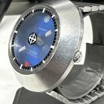 1970s Zodiac Orbiter Astrographic Blue Mystery Watch