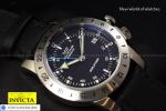 Glycine Men's Airman Vintage Worldtimer Black Dial