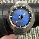 1970s Zodiac Orbiter Astrographic Blue Mystery Watch