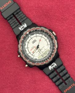 Lorus Pilot Aviator Ana-Digi Vintage Watch RQF047