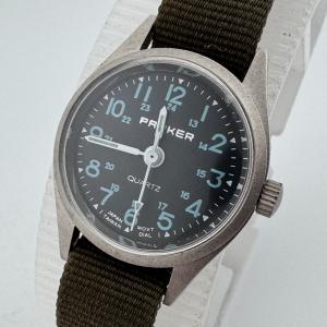 Parker Military Field Women's Quartz Watch Silver Black