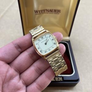 Wittnauer Men's Mechanical Dress Watch with Roman Dial