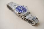 Nivada Grenchen F77 Titanium Lapis Dial Watch