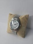 Silver Tone Military Style Vintage Analog Watch
