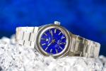 Nivada Grenchen F77 Titanium Lapis Dial Watch