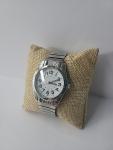 Silver Tone Military Style Vintage Analog Watch