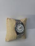 Silver Tone Military Style Vintage Analog Watch