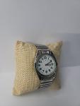 Silver Tone Military Style Vintage Analog Watch