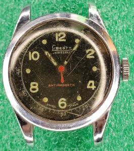 Liberty Military Field Manual Wind Vintage Watch Parts