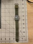 Eddie Bauer Vintage Military Field Watch, Black Dial