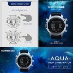 NORTH EDGE Aqua Men's Diving Computer Watch