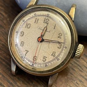 1940s Boulevard Military Watch Swiss Men's Wristwatch
