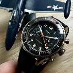 Hemel Vintage HFT20 Pilot Chronograph Watch 42mm