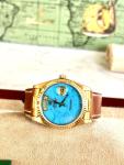 Rolex Day Date 18038 Gold Vintage Turquoise Dial