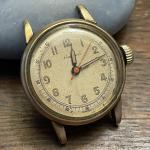 1940s Boulevard Military Watch Swiss Men's Wristwatch