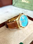 Rolex Day Date 18038 Gold Vintage Turquoise Dial