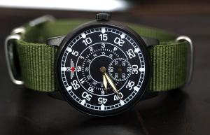 Soviet Military Pilot Victory POBEDA Men's Watch