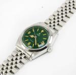 Rolex Oyster Precision Green Dial 34mm Men's Watch