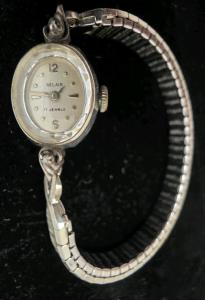 Belair Women's Silver Tone Mechanical Cocktail Watch