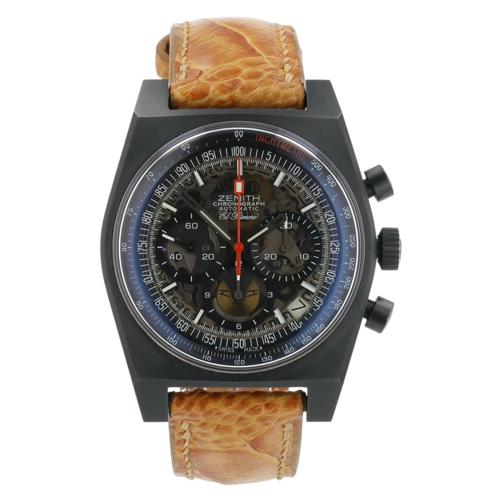 Zenith El Primero 1969 Titanium Skeleton Watch 39mm