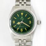 Rolex Oyster Precision Green Dial 34mm Men's Watch