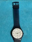 Vintage 1997 Swatch Skin MONOBLUE Thin Watch