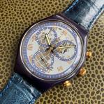 Swatch "Timeless Zone" Vintage Chronograph Watch
