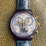 Swatch "Timeless Zone" Vintage Chronograph Watch