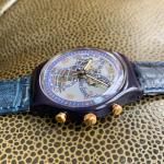 Swatch "Timeless Zone" Vintage Chronograph Watch