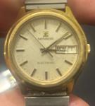 1970s Vintage Movado Zenith Gold Plated Watch