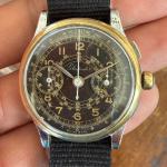 1940s Swiss WWII Landeron Military Chronograph