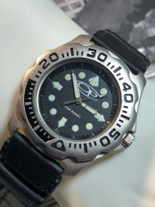 Men’s Vintage Ocean Pacific Surf Watch with Luminous Bezel